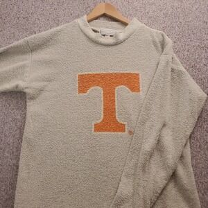 Tennessee Vols Woolly Threads Sweater Mens Large Gray Power T Pullover Crew Neck